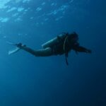 An image of a man scuba diving, one of the thrilling Karde Beach water sports