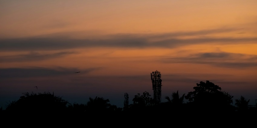 A picture of a sunset, at one of the top haunted places in Tamil Nadu.