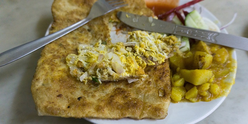Delicious Mughlai dishes at Karim's.