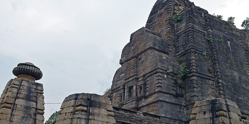 Katarmal Sun Temple near Askot Wildlife Sanctuary is at an altitude of 2,116 meters
