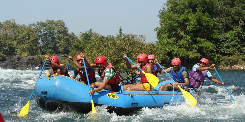 Enjoy the variety of activities offered at the exciting Kaudiyala River Rafters Camp.