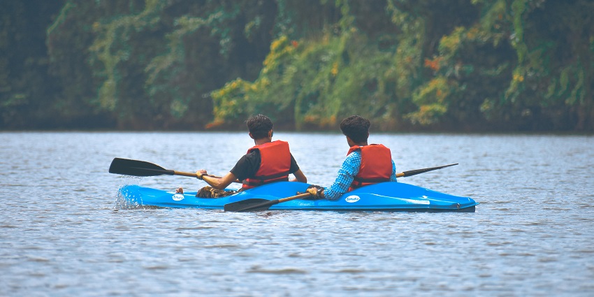 Kayaking is one of the most relaxing adventure sports in Chennai