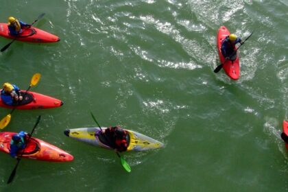 Experience thrilling adventures of kayaking in Rishikesh on the scenic rivers.