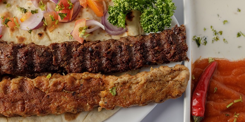 Delicious kebabs at Karim’s, a place serving the best food in Ghaziabad