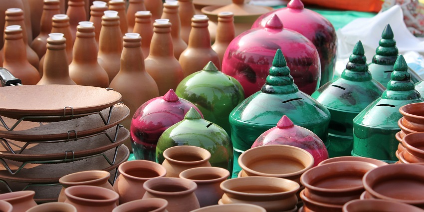 Khoai Mela is a vibrant market place among places to visit in Shantiniketan.