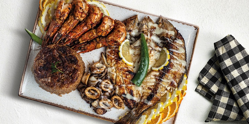 Kingfish Rava Fry is a popular seafood dish made of fresh kingfish coated in semolina.