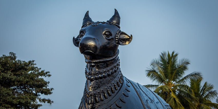 An amazing view of Kodi Lingam Temple in Tamil Nadu during the daytime for all to explore.