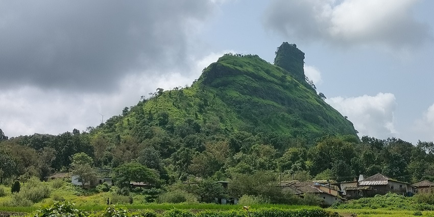 An image of Kothaligad Fort, one of the best trails for trekking in Mumbai