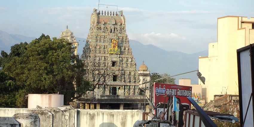 View from Kottai mariamma temple-bus stand view1-salem - one of the best places to visit in Tamil nadu