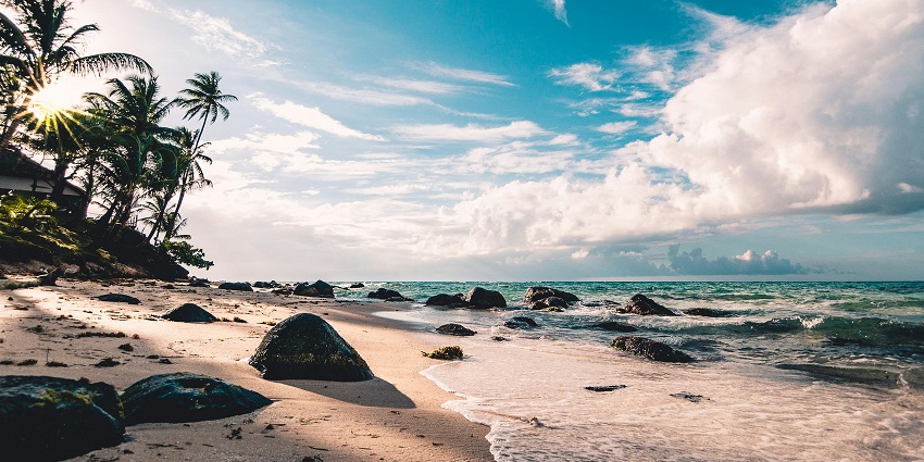 A picture of Kulasekharapatnam Beach, one of the lesser-known tourist attractions.