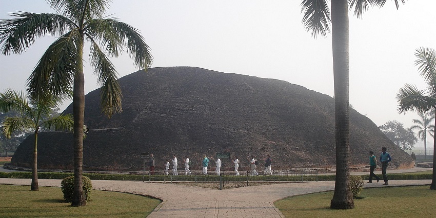 Beautiful view of Kushinagar, a Buddhist pilgrimage site