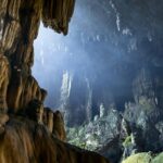 Lakhudiyar Caves, the ancient rock art depicting prehistoric life scenes