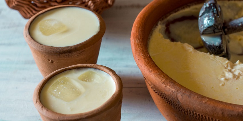 Sweet and refreshing drink perfect for summer, among the best food in Vrindavan.