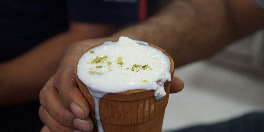 The best street food in Haridwar is the yogurt-based drinks, often sweetened or flavored with fruits.