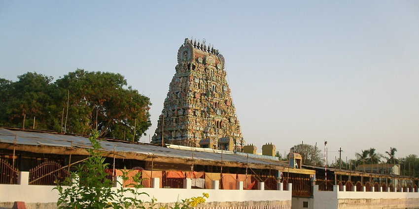 A temple in Thirukarugavur, Tamil Nadu, known for blessing couples with children.