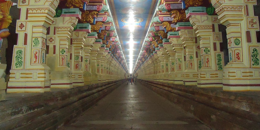 Rameshwaram, the historic town on Pamban Island, famous religious destination.