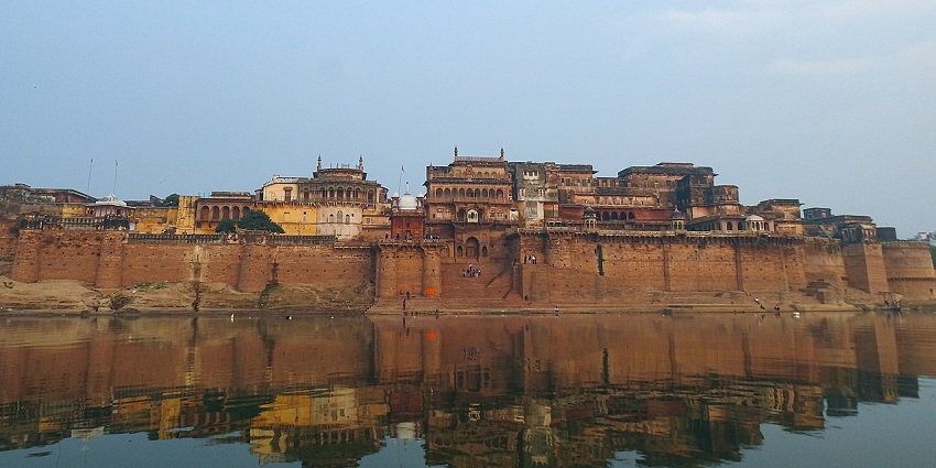 Breathtaking views of the sacred river and the city's ancient temples from Ramnagar Fort.