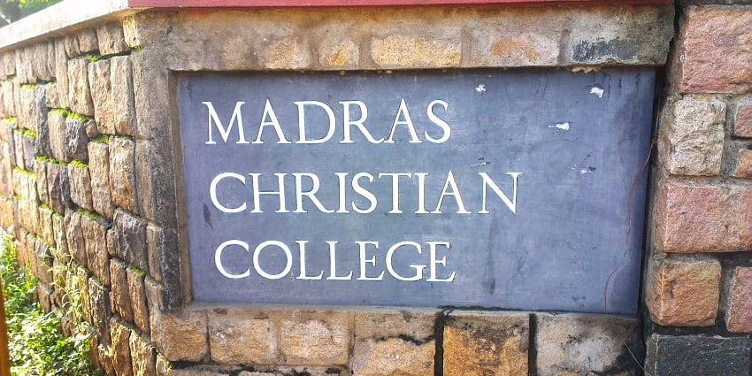 A picture of Madras Christian College, one of the top scary destinations in Chennai.