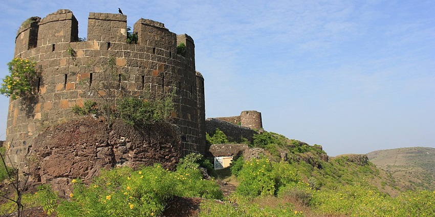 Explore the stunning architecture of Malhargad Fort, a place to visit near Sangameshwar Temple.
