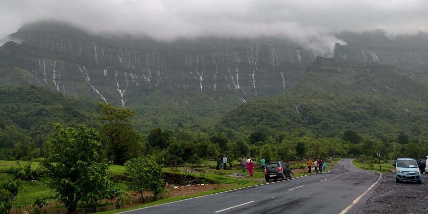 Discover the breathtaking views of Malshej Ghat, a famous place near Bhairavgad Fort.