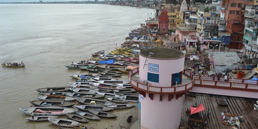 Man Mandir Observatory, an interesting place to visit near Alamgir Mosque, Varanasi.