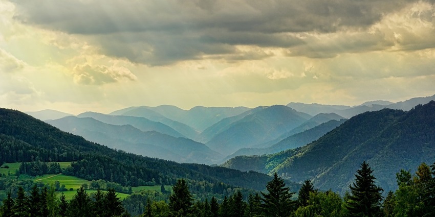 An image showing a view of Manjolai hills, one of the best hill stations near Trichy.