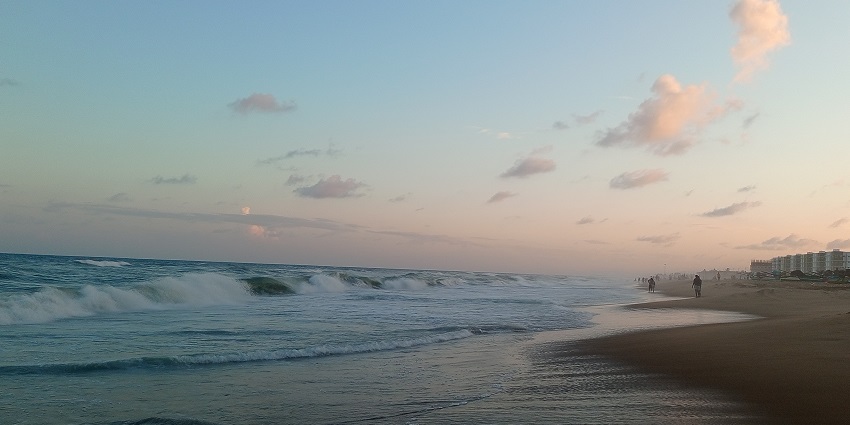 Marina Beach is one of the places to visit in Chennai with family for a relaxing beach day