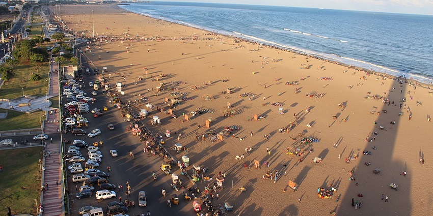 Iconic beach known for its long shoreline and sunsets.