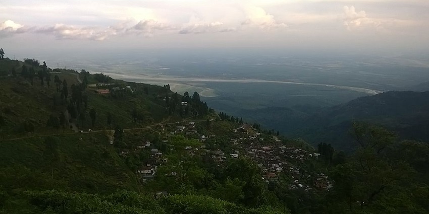An evening view from Mary’s Hill, one of the best places to visit in Kurseong