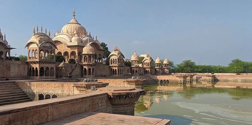 Mathura is one of the famous places to visit near Delhi for 3 days with several holy sites.