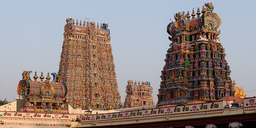A view of Meenakshi Temple, a popular destination near Thiruparankundram Temple.