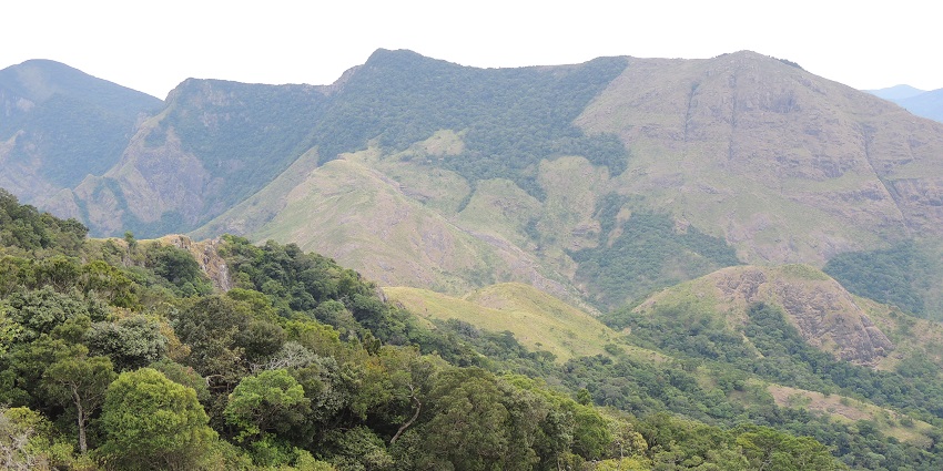 View of Meghamalai Ghats, a popular place near Grizzled Squirrel Wildlife Sanctuary.