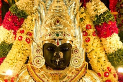 The astonishing shrine of Angala Prameshwari Devi at Melmalayanur Temple