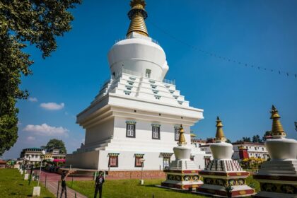 Mindrolling Monastery features stunning architecture and a peaceful spiritual ambience.