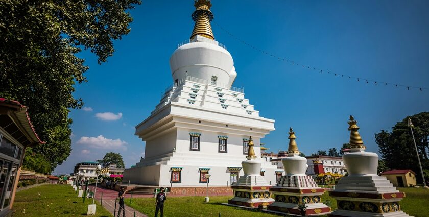 Mindrolling Monastery features stunning architecture and a peaceful spiritual ambience.