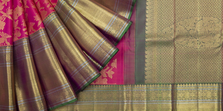Feel the difference of silk at Mohanlal Kishanchand while saree shopping