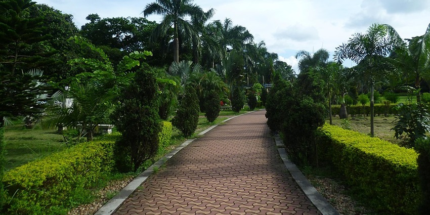 A glimpse of Mohor Kunja Park which offers a beautiful garden space perfect for relaxation.