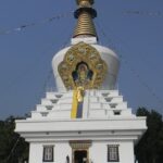 The Monastery in Mussoorie features intricate architecture and tranquil surroundings.