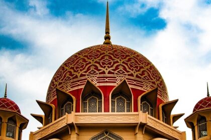 A glimpse of a dome-shaped architectural marvel with rustic details in Uttar Pradesh.