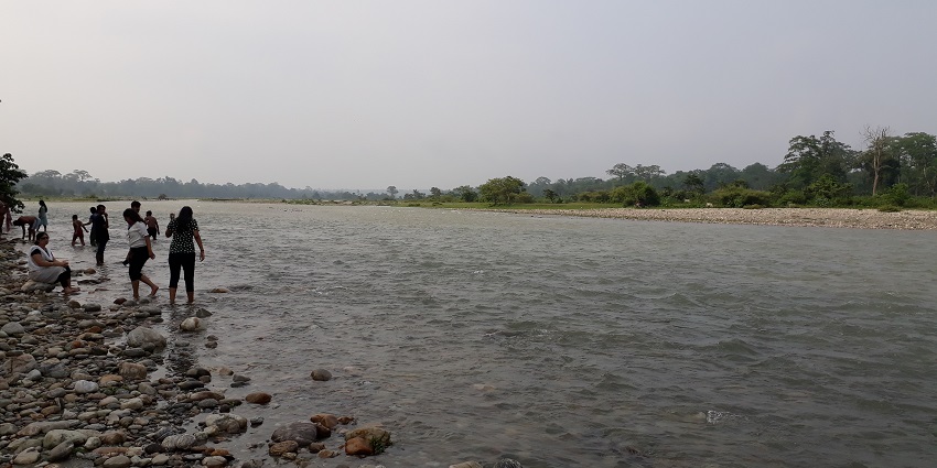 A glimpse of Murti River which is a place to visit near Chapramari National Park.