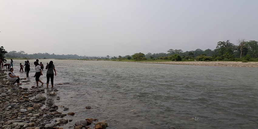 Scenic view of the Murti River, a picturesque place to visit in Dooars