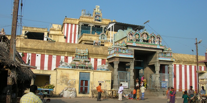 Murugan Temple in Tamil Nadu, showcasing its vibrant architecture and intricate details.
