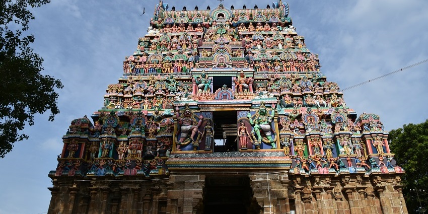 The main shrine of Nageswaran Temple is one of the holy temples in Kumbakonam temples.