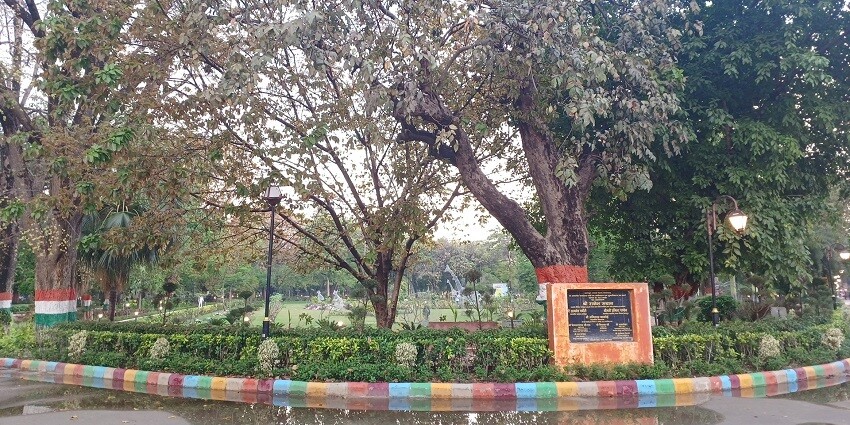 A picture of Nana Rao Park, a popular spot among places to visit near Kanpur.