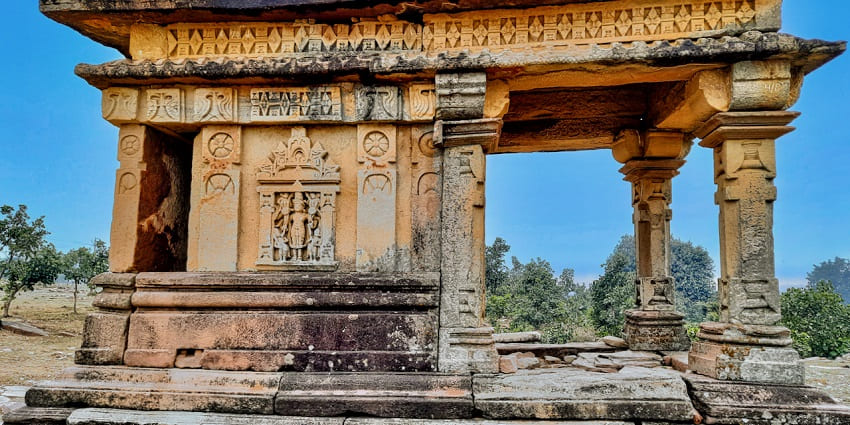  Idols depicting the nine celestial bodies, in the Navgraha Temple in Tamil Nadu.

