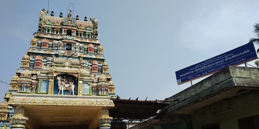 Kanjanur Sukkiran Temple is a Navagraha temple with traditional architecture and sculptures.