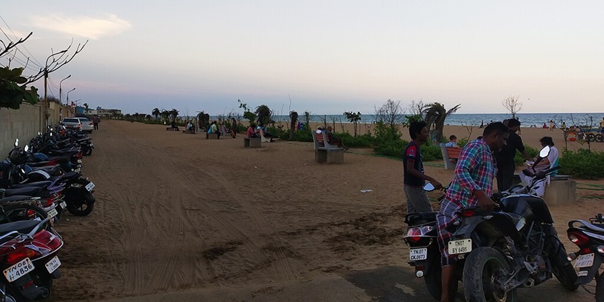 A view of Neelankarai Beach, a lesser-known beach among the famous beaches in Chennai.