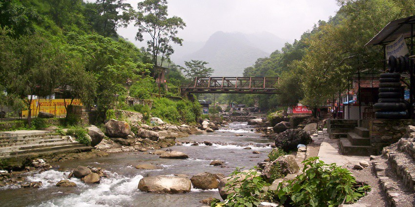 Neelkanth Camp offers stunning views and spiritual experiences in nature.