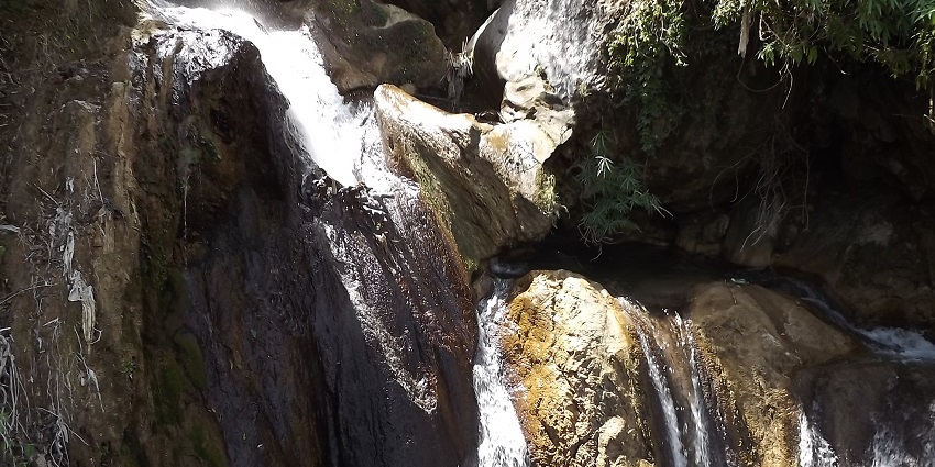 Beautiful waterfall perfect for relaxation and nature photography.