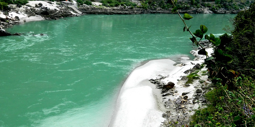 Nim Beach offers a peaceful setting for Kayaking in Rishikesh, Uttarakhand.